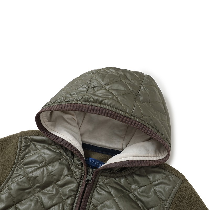 boy's quilting jacket with hoodie-2