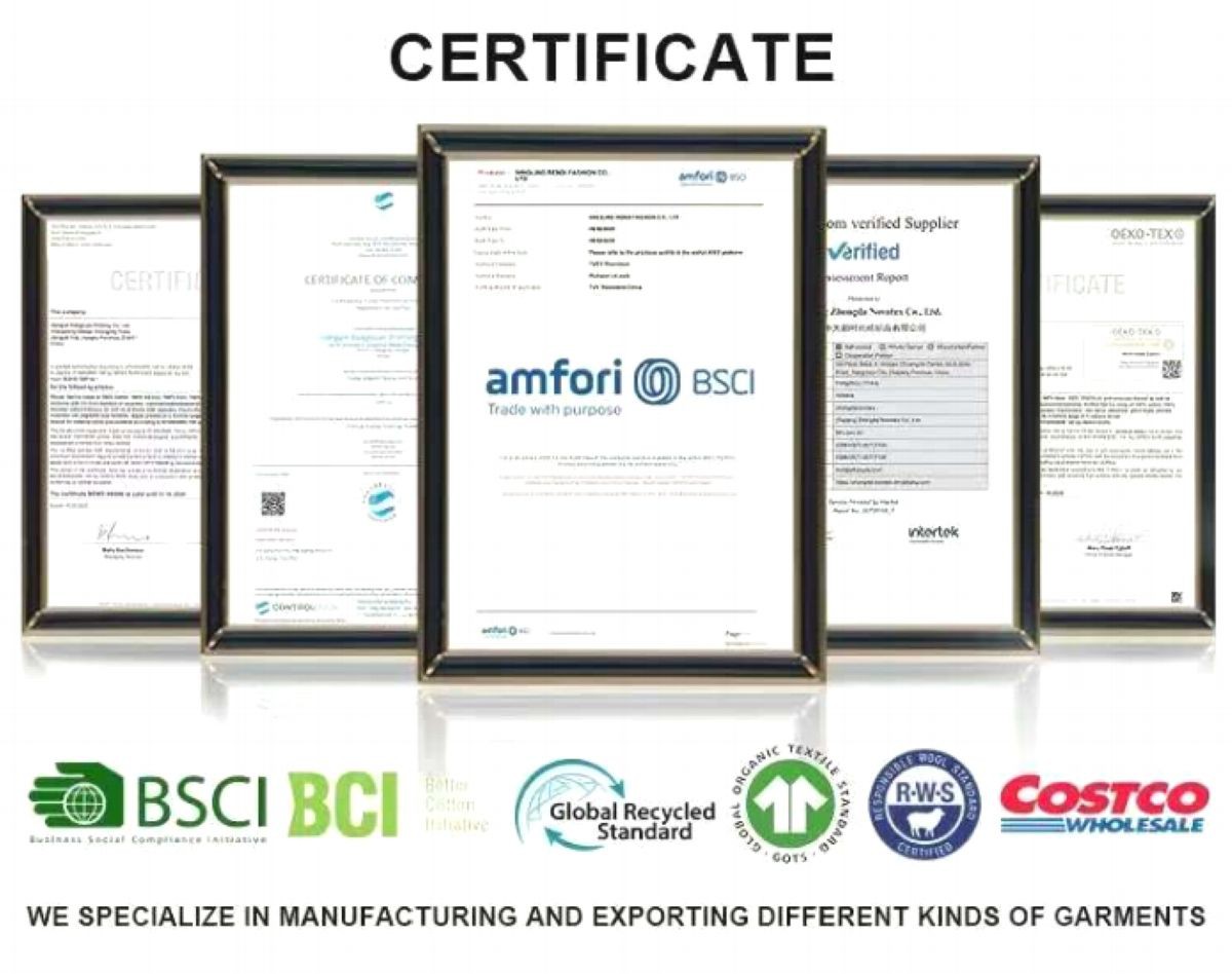 womens winter turtleneck sweater CERTIFICATE